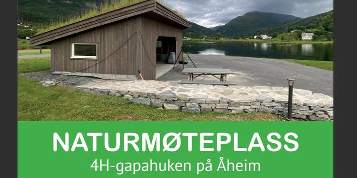 Bilde/illustrasjon for Naturmøteplass 4H-gapahuken på Åheim Naturmøteplass 4H-gapahuken på Åheim